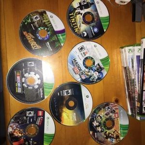 8 Xbox games, good condition!